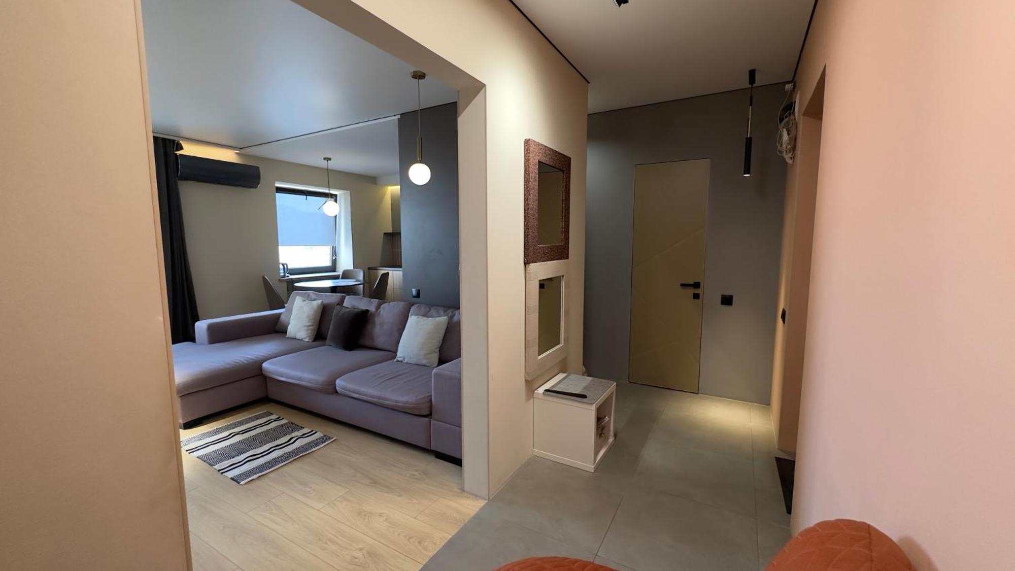 2 Room Modern Apartment View Dnipro Exteriör bild